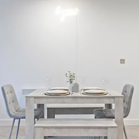 Elegant Flat - Sleeps 5 - Gym 公寓 约克